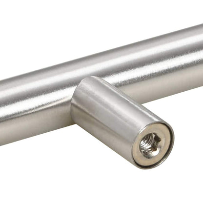 Cabinet Handles 5 pcs Silver 192 mm Stainless Steel