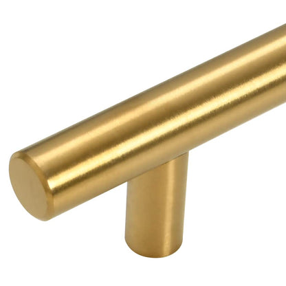 Cabinet Handles 10 pcs Gold 96 mm Stainless Steel