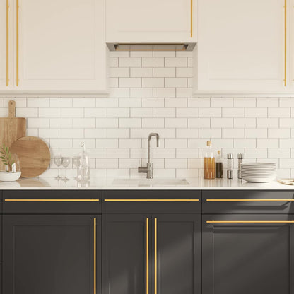 Cabinet Handles 5 pcs Gold 480 mm Stainless Steel