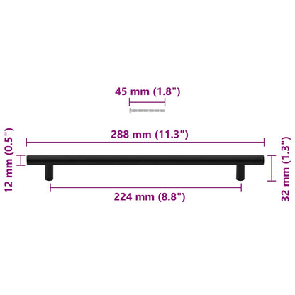 Cabinet Handle | Set of 5 | Black