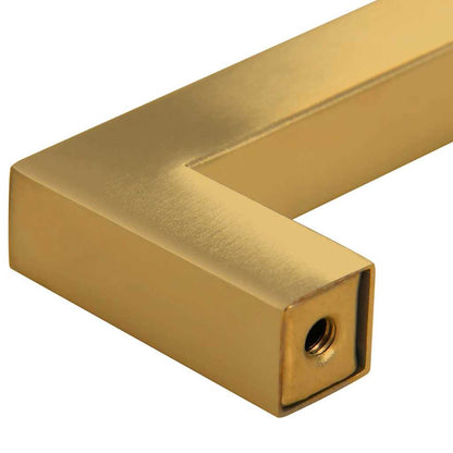 Cabinet Handles 5 pcs Gold 224 mm Stainless Steel