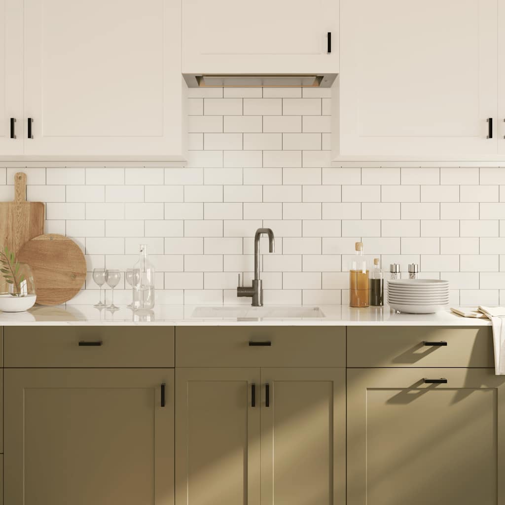 Cabinet Handles 10 pcs Black 64 mm Stainless Steel