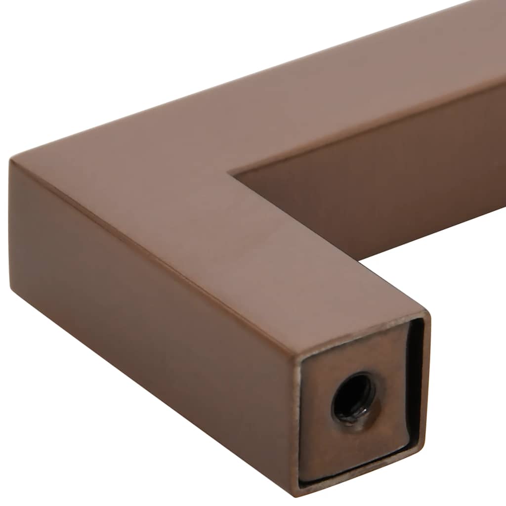 Cabinet Handles 10 pcs Bronze 96 mm Stainless Steel