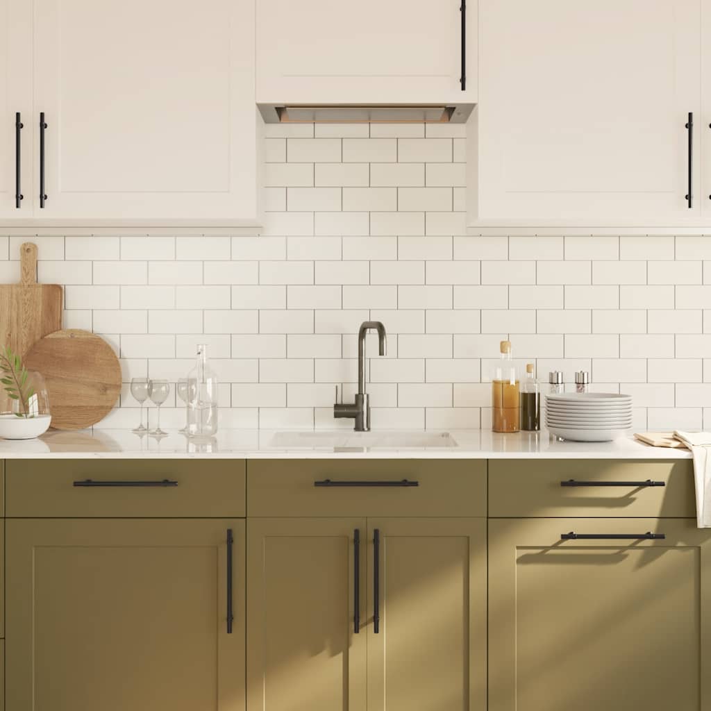 Cabinet Handle | Set of 5 | Black | Stainless Steel | 192 mm | Tough