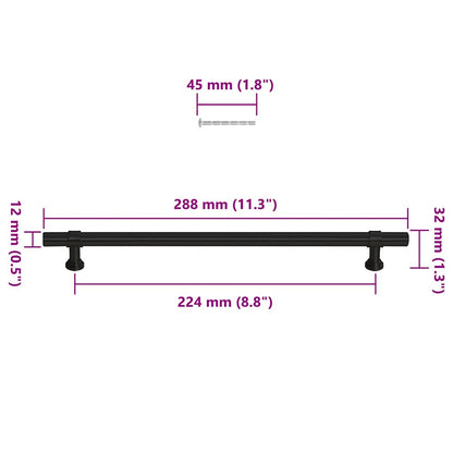 Cabinet Handle | Set of 5 | Black
