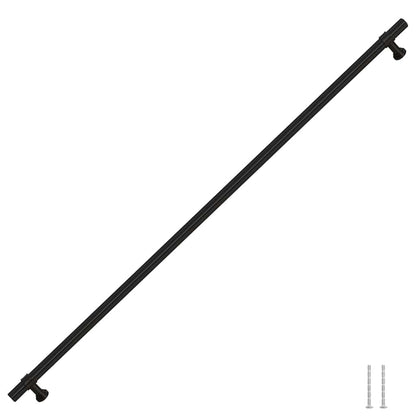 Cabinet Handles 5 pcs Black 480 mm Stainless Steel