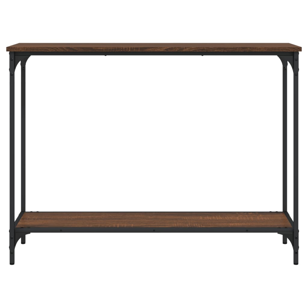 Console Table | Brown oak | Engineered wood, metal | Medium