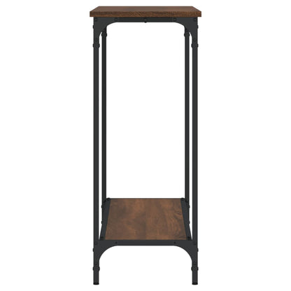 Console Table | Brown oak | Engineered wood, metal | Medium
