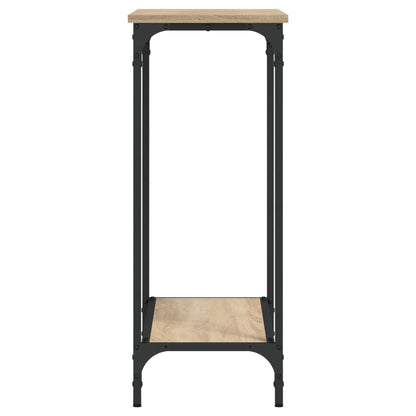 Console Table | Sonoma Oak | Engineered Wood and Metal | Medium