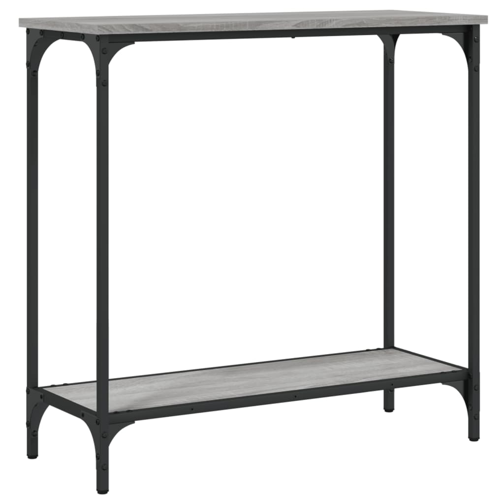 Console Table | Grey sonoma | Engineered wood, metal | 75x30.5x75 cm