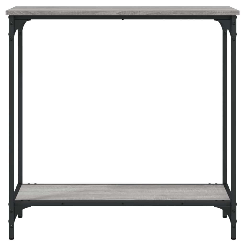 Console Table | Grey sonoma | Engineered wood, metal | 75x30.5x75 cm