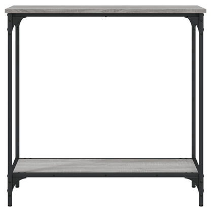 Console Table | Grey sonoma | Engineered wood, metal | 75x30.5x75 cm