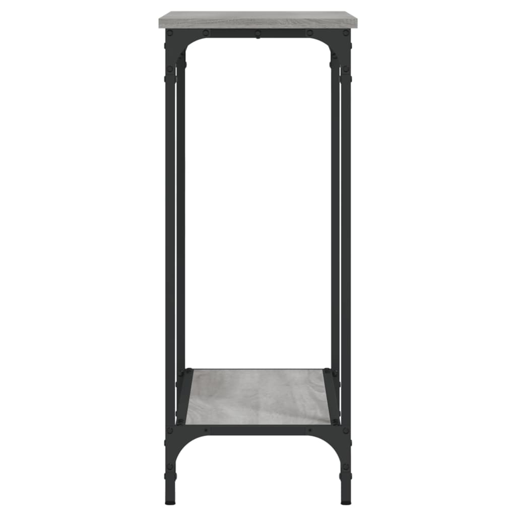 Console Table | Grey sonoma | Engineered wood, metal | 75x30.5x75 cm