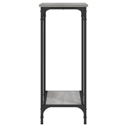 Console Table | Grey sonoma | Engineered wood, metal | 75x30.5x75 cm