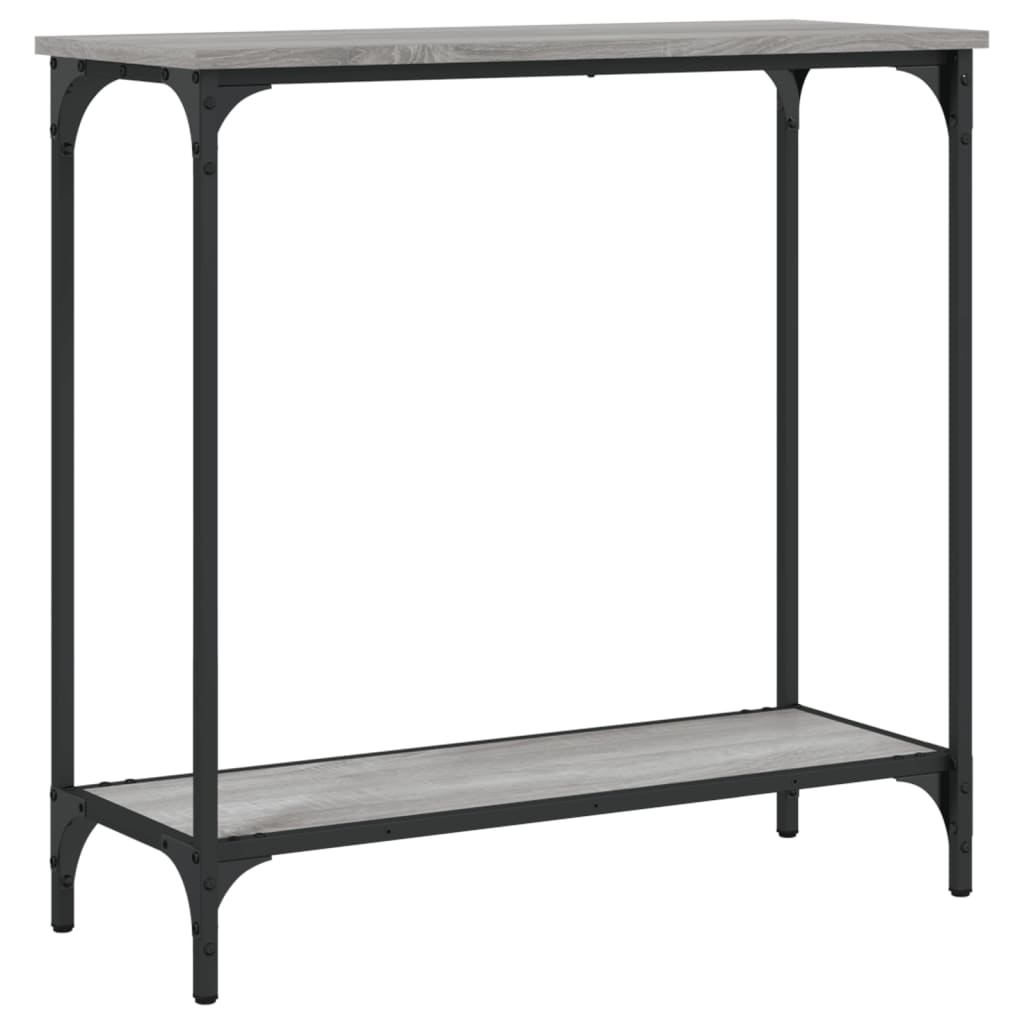 Console Table | Grey sonoma | Engineered wood, metal | 75x30.5x75 cm