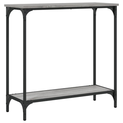 Console Table | Grey sonoma | Engineered wood, metal | 75x30.5x75 cm
