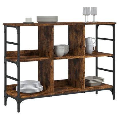 Sideboard Smoked Oak 102x32x73,5 cm Engineered Wood