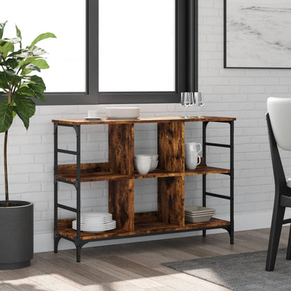 Sideboard Smoked Oak 102x32x73,5 cm Engineered Wood