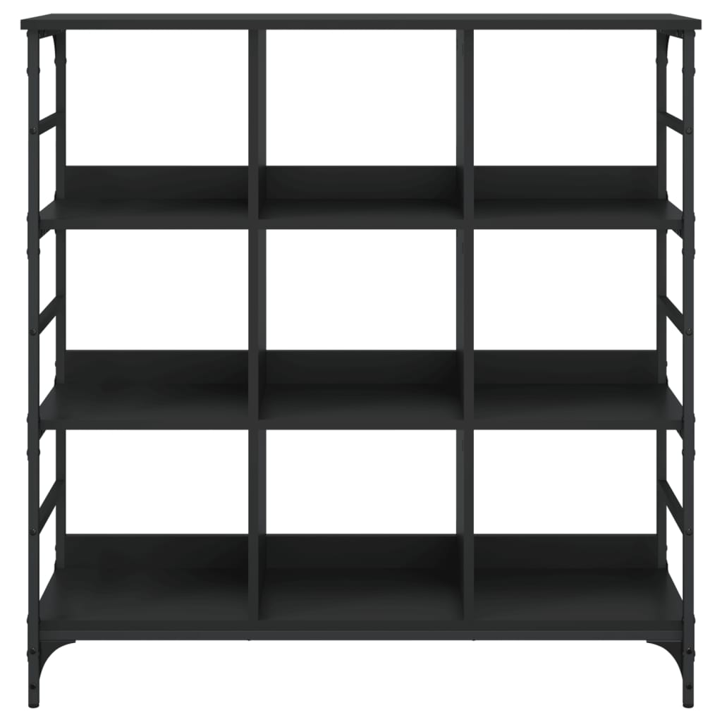 vidaXL Sideboard Black Engineered wood, metal Large Adjustable Feet