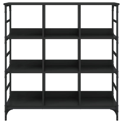 vidaXL Sideboard Black Engineered wood, metal Large Adjustable Feet
