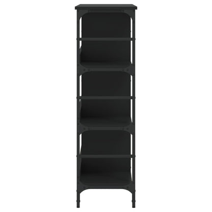 vidaXL Sideboard Black Engineered wood, metal Large Adjustable Feet