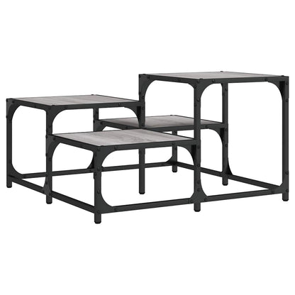 Coffee Table Grey Sonoma 68x68x40 cm Engineered Wood