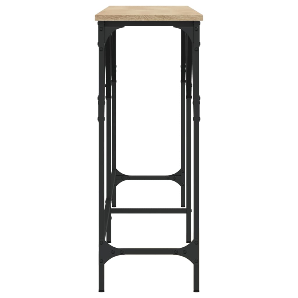 Console Table Sonoma Oak 180x29x75 cm Engineered Wood