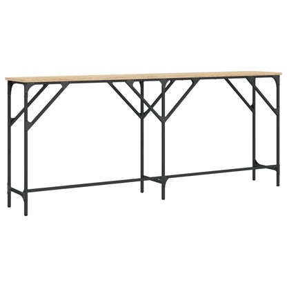 Console Table Sonoma Oak 180x29x75 cm Engineered Wood