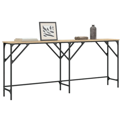 Console Table Sonoma Oak 180x29x75 cm Engineered Wood