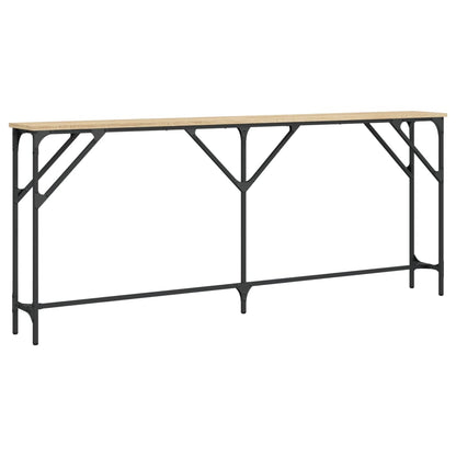 Console Table | Sonoma oak | Engineered wood | Large | Adjustable Feet