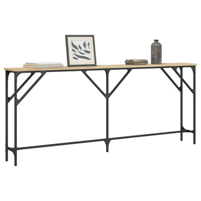 Console Table | Sonoma oak | Engineered wood | Large | Adjustable Feet