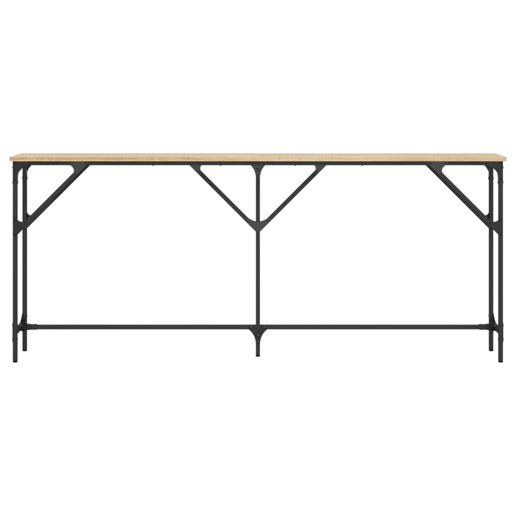 Console Table | Sonoma oak | Engineered wood | Large | Adjustable Feet