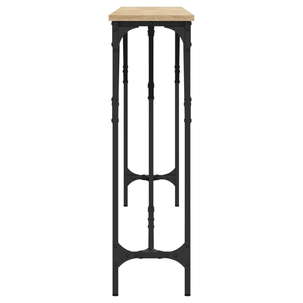 Console Table | Sonoma oak | Engineered wood | Large | Adjustable Feet