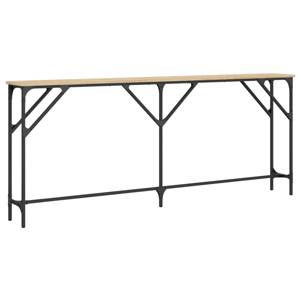 Console Table | Sonoma oak | Engineered wood | Large | Adjustable Feet