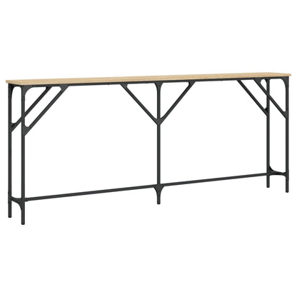 Console Table | Sonoma oak | Engineered wood | Large | Adjustable Feet