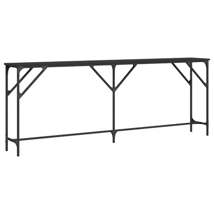 Console Table | Black | Engineered wood | 200x29x75 cm