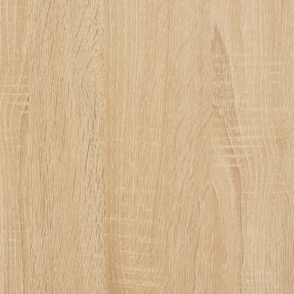 Console Table with Shelves Sonoma Oak 100x35x75 cm