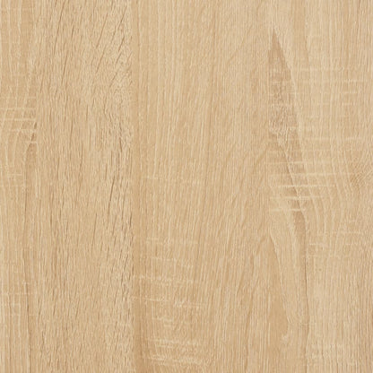 Console Table with Shelves Sonoma Oak 100x35x75 cm