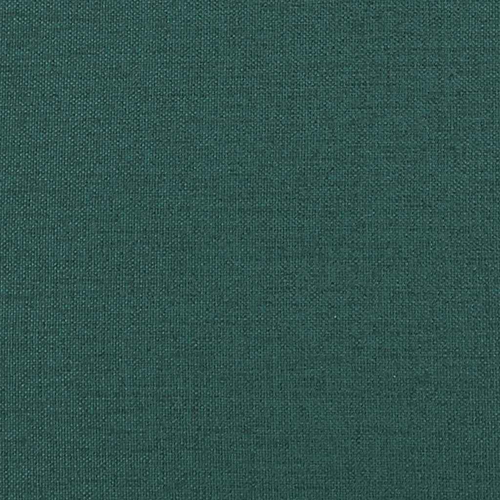 Bench with Backrest Dark Green 47.2"x24.4"x29.7" Fabric