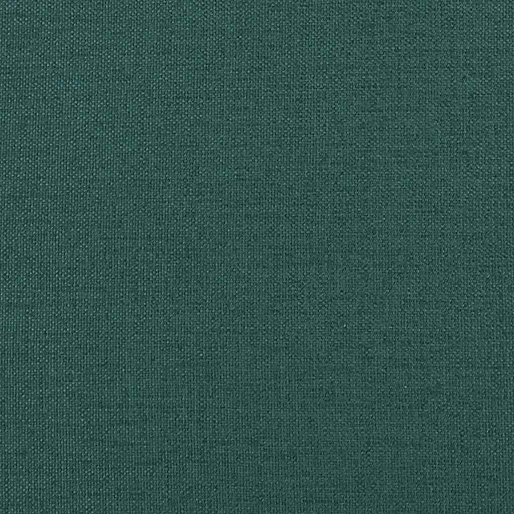 Bench with Cushions Dark Green 44.5"x25.4"x29.7" Fabric