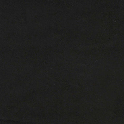 Bench with Backrest Black 47.0x25.4x29.5" Velvet