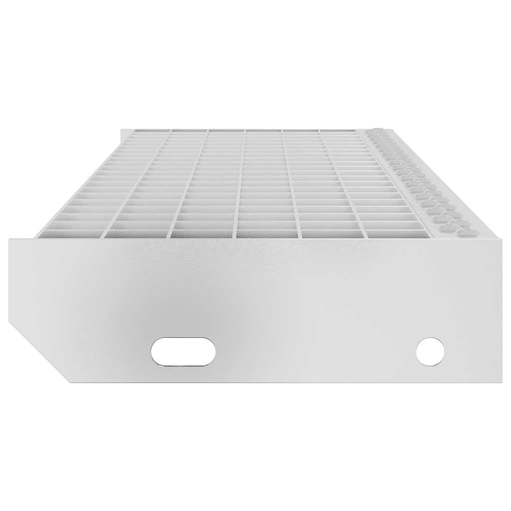 Grate Step | Silver | Galvanised steel | 70 cm x 24 cm | Non-slip