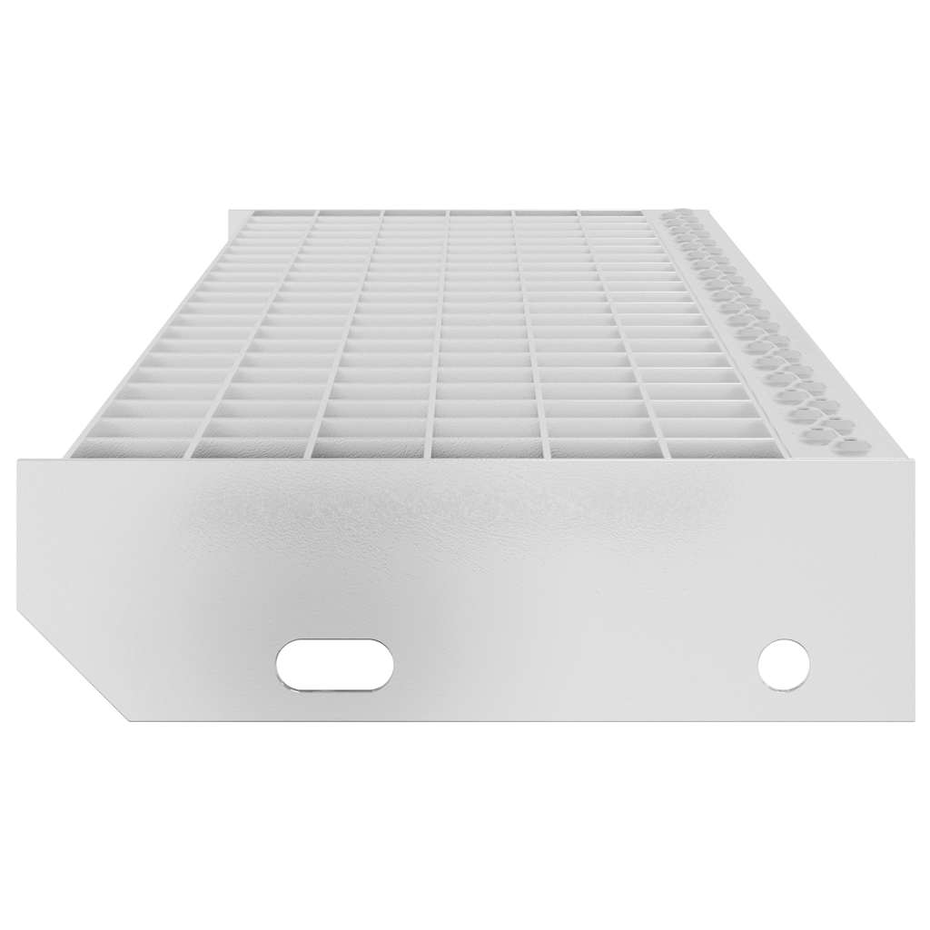 Grate Step | Silver | Galvanised Steel | Large | Non-slip | Grate Step