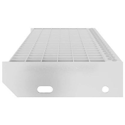 Grate Step | Silver | Galvanised Steel | Large | Non-slip | Grate Step