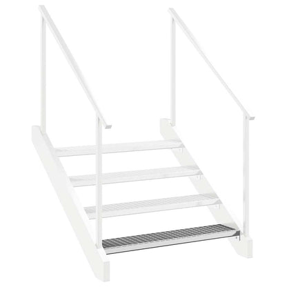 Grate Step | Silver | Galvanised Steel | Large | Non-slip | Grate Step