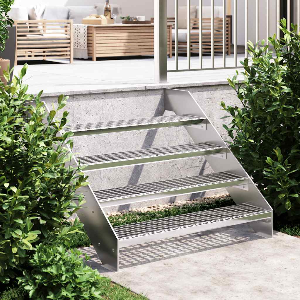 Grate Step 100x24x7 cm Galvanised Steel