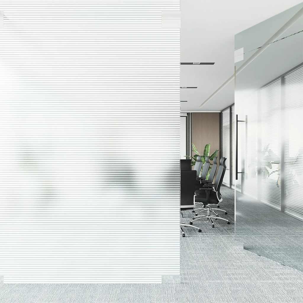 Window Films Frosted Stripes Design PVC