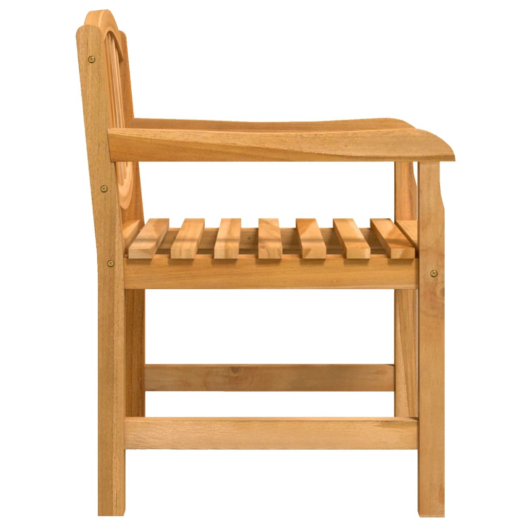 Garden Chair | Set of 8 | Natural Teak | Solid Teak Wood | Standard