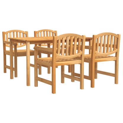 Garden Dining Set | Natural Teak | Solid Teak Wood | Medium |  Stackable