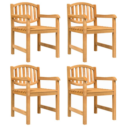 Garden Dining Set | Natural Teak | Solid Teak Wood | Medium |  Stackable